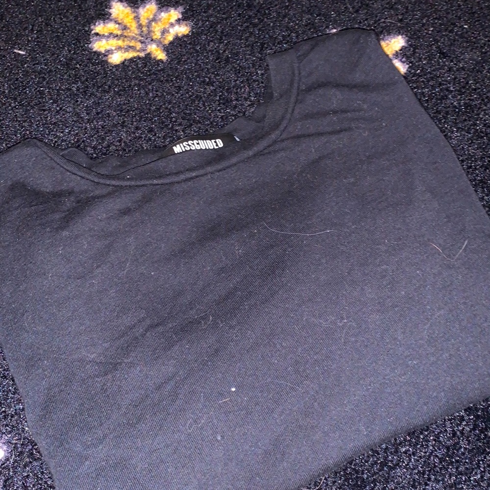 black crop top